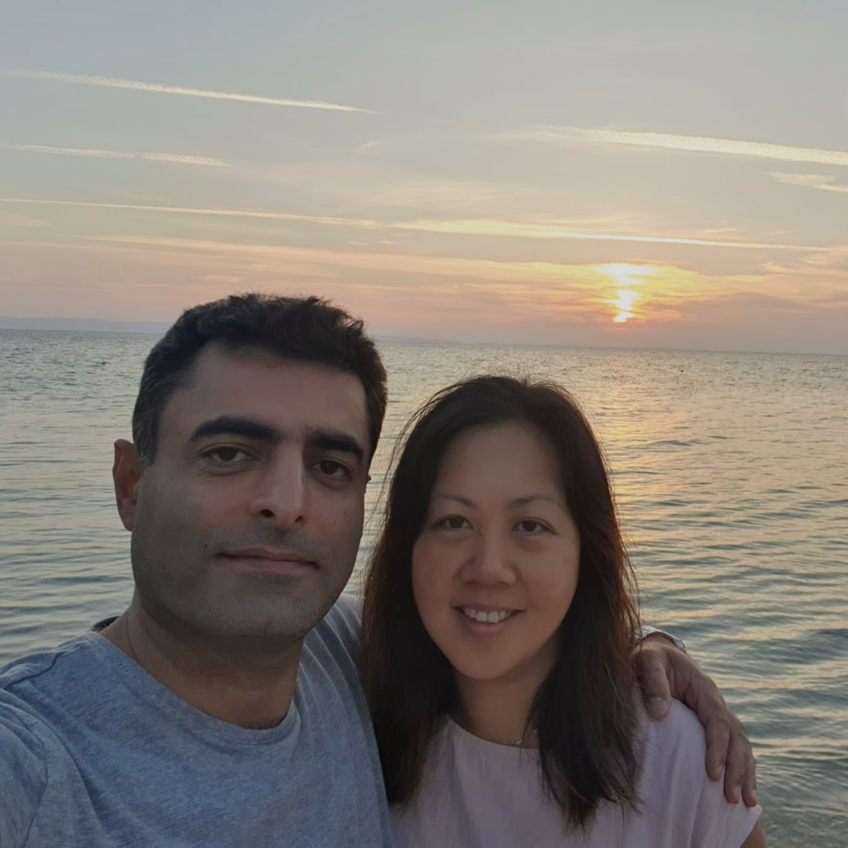 Sunset at Perea Beach